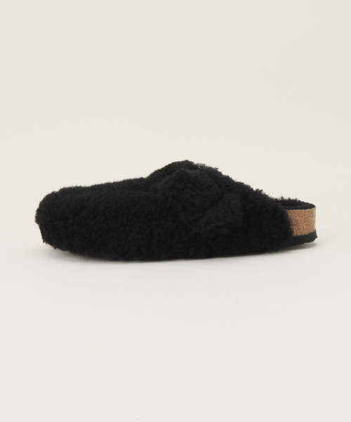 BIRKENSTOCK（ビルケンシュトック）の「【BIRKENSTOCK / ビルケンシュトック】 BOSTON BIG BUCKLE TEDDY（スリッポン・レディース・ブラック・38/37/36）」の2枚目の写真