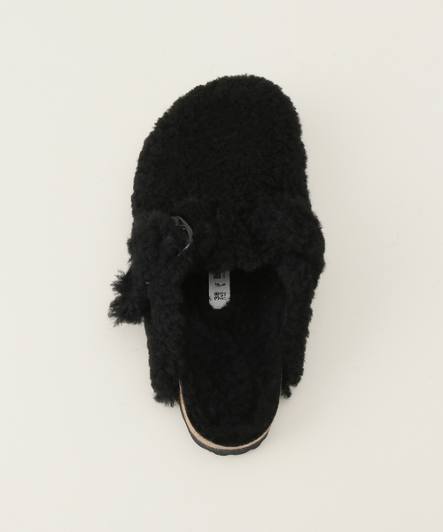 BIRKENSTOCK（ビルケンシュトック）の「【BIRKENSTOCK / ビルケンシュトック】 BOSTON BIG BUCKLE TEDDY（スリッポン・レディース・ブラック・38/37/36）」の6枚目の写真