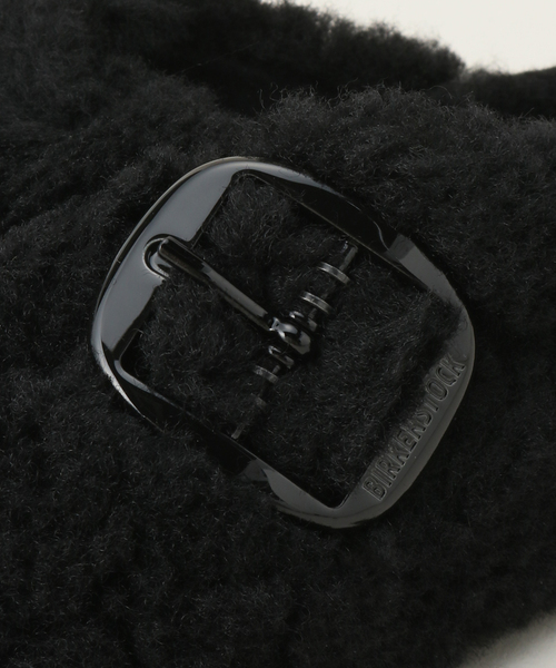 BIRKENSTOCK（ビルケンシュトック）の「【BIRKENSTOCK / ビルケンシュトック】 BOSTON BIG BUCKLE TEDDY（スリッポン・レディース・ブラック・38/37/36）」の8枚目の写真