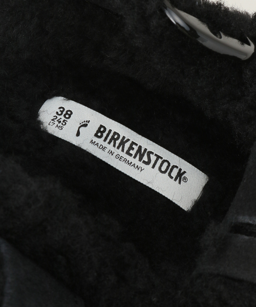 BIRKENSTOCK（ビルケンシュトック）の「【BIRKENSTOCK / ビルケンシュトック】 BOSTON BIG BUCKLE TEDDY（スリッポン・レディース・ブラック・38/37/36）」の9枚目の写真