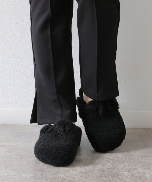 BIRKENSTOCK（ビルケンシュトック）の「【BIRKENSTOCK / ビルケンシュトック】 BOSTON BIG BUCKLE TEDDY（スリッポン・レディース・ブラック・38/37/36）」の11枚目の写真