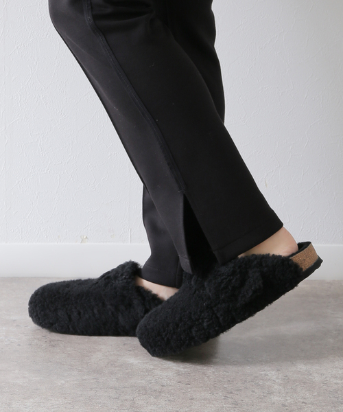 BIRKENSTOCK（ビルケンシュトック）の「【BIRKENSTOCK / ビルケンシュトック】 BOSTON BIG BUCKLE TEDDY（スリッポン・レディース・ブラック・38/37/36）」の12枚目の写真