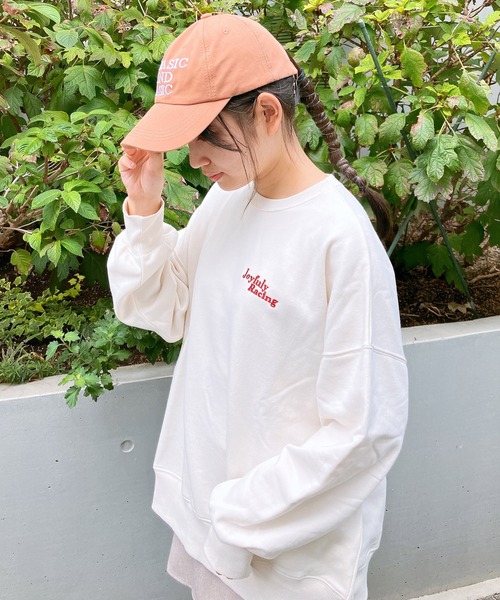 あこ　 新品未使用　ビアズリー　パフスリーブ　スウェット　花 AS KNOW AS（アズノゥアズ） トレーナー スウェット フラワー刺繍重ね