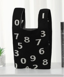 【OKUOKU Recommend Select】　ジャガードニットバッグ　 oku-bag-707438605487-5 U