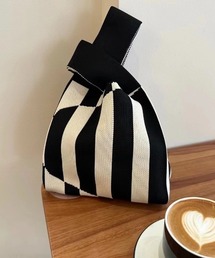 【OKUOKU Recommend Select】 ジャガードニットバッグ oku-bag-707438605487-5 U