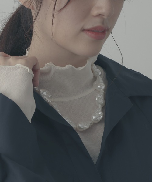 saloon(サルーン)の「SALOON(サルーン)/バロックパールネックレス(ネックレス・レディース・ホワイト・FREE)」の1枚目の写真