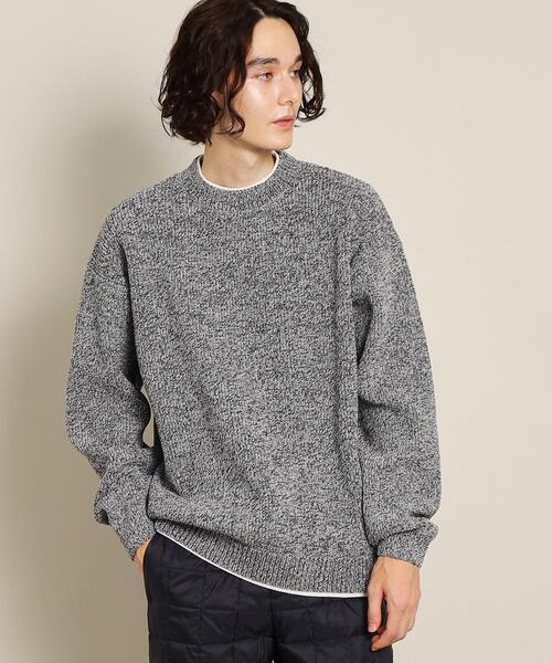 【洗える】畔編みニット