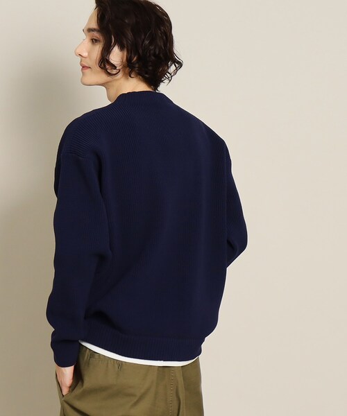 【洗える】畔編みニット