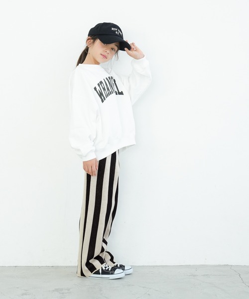 coca(coca)(コカ)の「キッズ ストライプニットパンツ(その他パンツ・キッズ・その他1・140/110/120/130)」の3枚目の写真