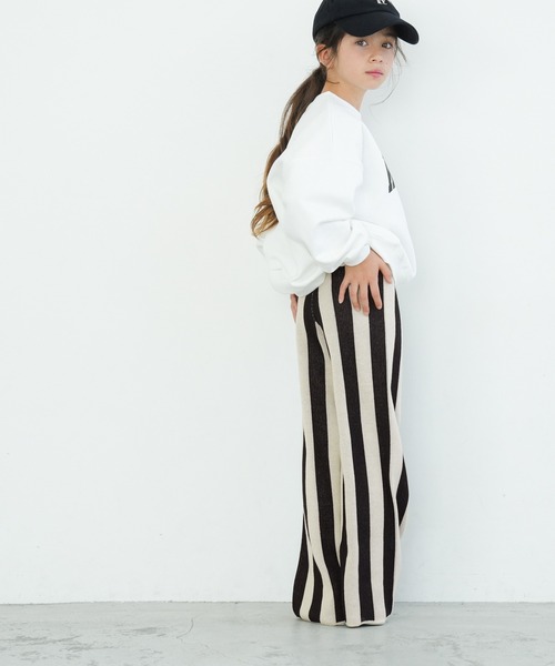 coca(coca)(コカ)の「キッズ ストライプニットパンツ(その他パンツ・キッズ・その他1・140/110/120/130)」の6枚目の写真