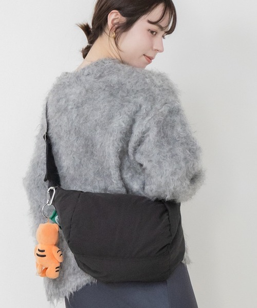HEILIS（ヘイリス）の「2WAYショルダーバッグ / メッセンジャーバッグ ボディバッグ 肩掛けバッグ ストリート（メッセンジャーバッグ・レディース・ブラック・FREE）」の8枚目の写真