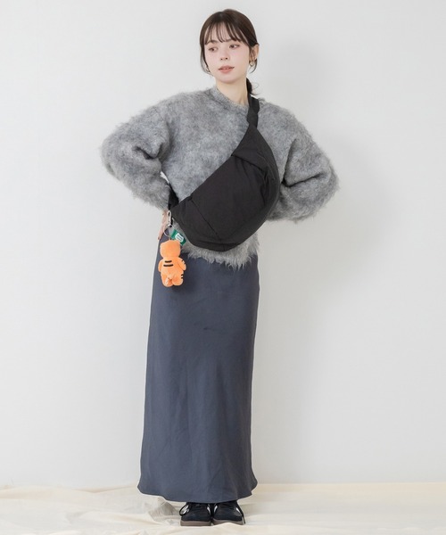 HEILIS（ヘイリス）の「2WAYショルダーバッグ / メッセンジャーバッグ ボディバッグ 肩掛けバッグ ストリート（メッセンジャーバッグ・レディース・ブラック・FREE）」の10枚目の写真