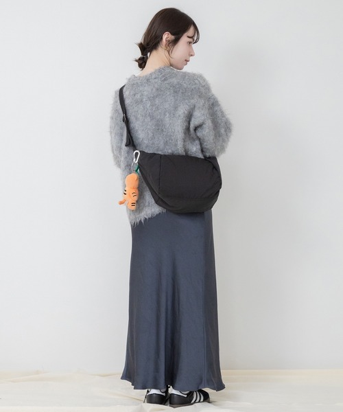 HEILIS（ヘイリス）の「2WAYショルダーバッグ / メッセンジャーバッグ ボディバッグ 肩掛けバッグ ストリート（メッセンジャーバッグ・レディース・ブラック・FREE）」の11枚目の写真