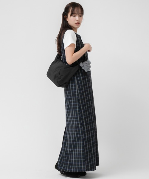 HEILIS（ヘイリス）の「2WAYショルダーバッグ / メッセンジャーバッグ ボディバッグ 肩掛けバッグ ストリート（メッセンジャーバッグ・レディース・ブラック・FREE）」の21枚目の写真