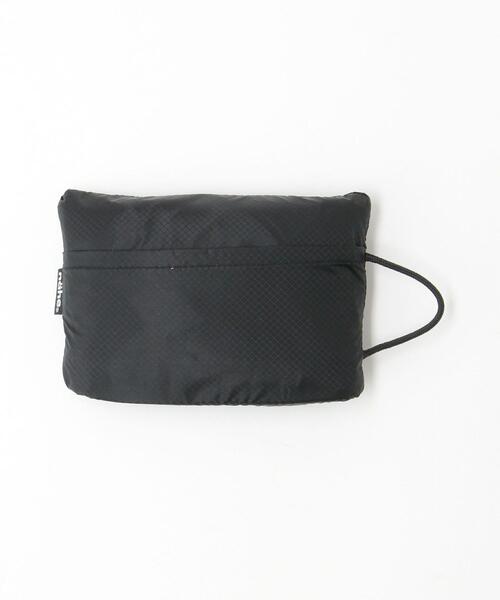 HIGHTIDE(ハイタイド)の「<nahe>パッカブル バッグ(エコバッグ/サブバッグ・メンズ・ブラック/ターコイズブルー・FREE)」の6枚目の写真
