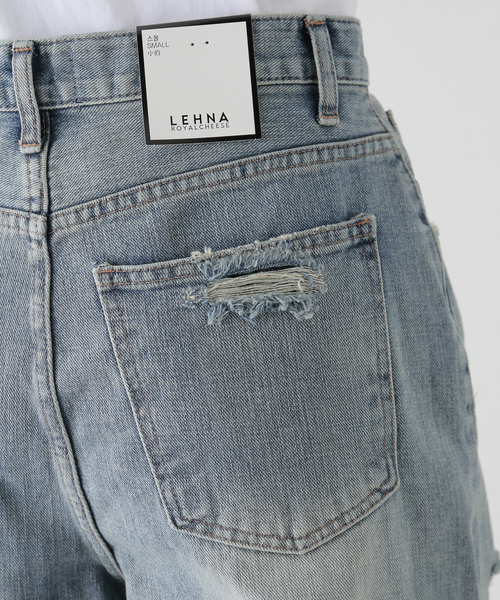 JOINT WORKS(ジョイントワークス)の「ダメージデニムパンツ(デニムパンツ・レディース・ブルー系その他・SMALL/MEDIUM)」の7枚目の写真