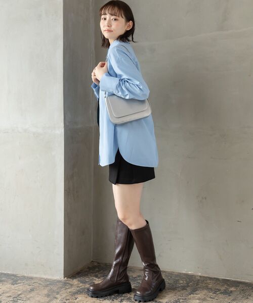 RETRO GIRL(レトロガール)の「フラップショルダーバッグ(ショルダーバッグ・レディース・シルバー/ブラック/レッド・ONE SIZE)」の9枚目の写真