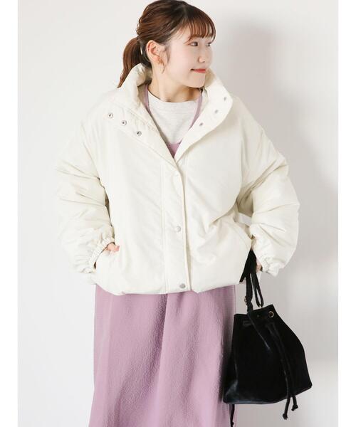 ehka sopo（エヘカソポ）の「中綿スタンドカラージャケット（ノー