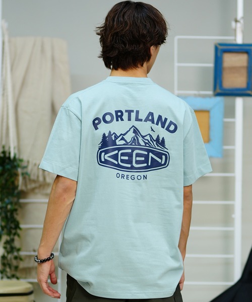 【ムラサキスポーツ限定】KEEN/キーン Tシャツ 半袖 バックプリント ボックスシルエット 1029891/1029892/1029893/1029894（Tシャツ/カットソー）｜KEEN（キーン）