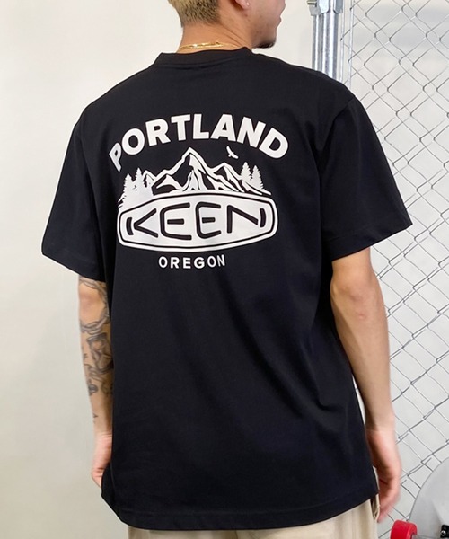 【ムラサキスポーツ限定】KEEN/キーン Tシャツ 半袖 バックプリント ボックスシルエット 1029891/1029892/1029893/1029894（Tシャツ/カットソー）｜KEEN（キーン）