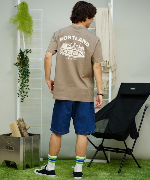 【ムラサキスポーツ限定】KEEN/キーン Tシャツ 半袖 バックプリント ボックスシルエット 1029891/1029892/1029893/1029894（Tシャツ/カットソー）｜KEEN（キーン）