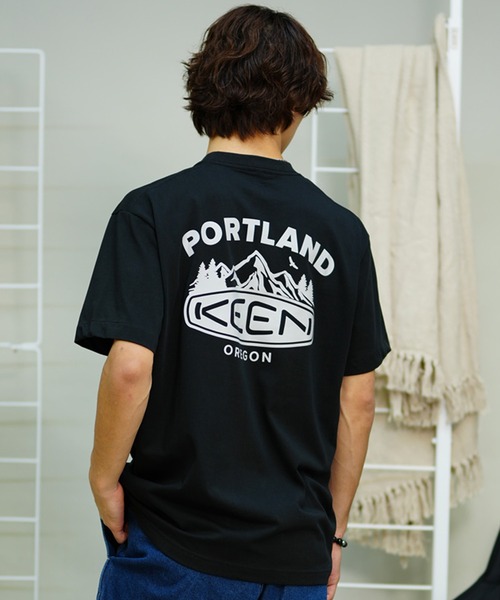【ムラサキスポーツ限定】KEEN/キーン Tシャツ 半袖 バックプリント ボックスシルエット 1029891/1029892/1029893/1029894（Tシャツ/カットソー）｜KEEN（キーン）