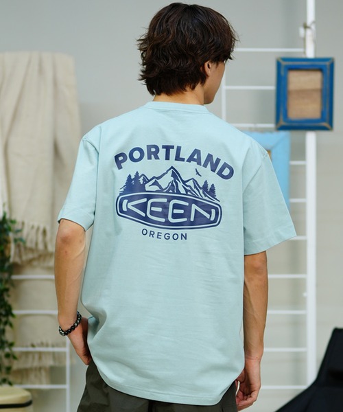 【ムラサキスポーツ限定】KEEN/キーン Tシャツ 半袖 バックプリント ボックスシルエット 1029891/1029892/1029893/1029894（Tシャツ/カットソー）｜KEEN（キーン）