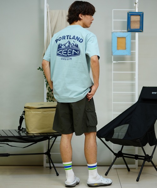 【ムラサキスポーツ限定】KEEN/キーン Tシャツ 半袖 バックプリント ボックスシルエット 1029891/1029892/1029893/1029894（Tシャツ/カットソー）｜KEEN（キーン）