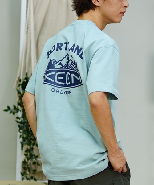 【ムラサキスポーツ限定】KEEN/キーン Tシャツ 半袖 バックプリント ボックスシルエット 1029891/1029892/1029893/1029894（Tシャツ/カットソー）｜KEEN（キーン）
