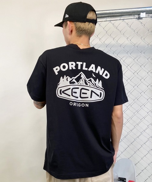 【ムラサキスポーツ限定】KEEN/キーン Tシャツ 半袖 バックプリント ボックスシルエット 1029891/1029892/1029893/1029894（Tシャツ/カットソー）｜KEEN（キーン）
