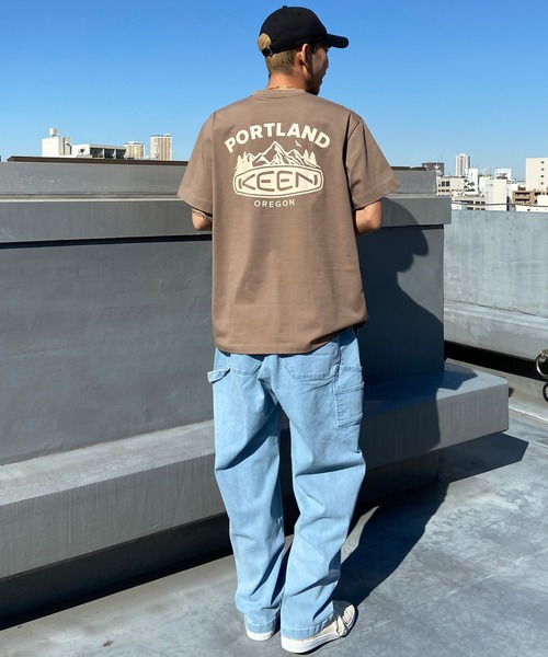 【ムラサキスポーツ限定】KEEN/キーン Tシャツ 半袖 バックプリント ボックスシルエット 1029891/1029892/1029893/1029894（Tシャツ/カットソー）｜KEEN（キーン）