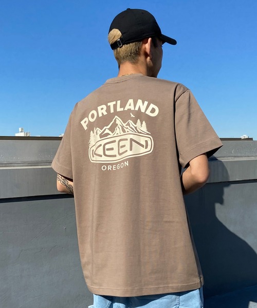 【ムラサキスポーツ限定】KEEN/キーン Tシャツ 半袖 バックプリント ボックスシルエット 1029891/1029892/1029893/1029894（Tシャツ/カットソー）｜KEEN（キーン）