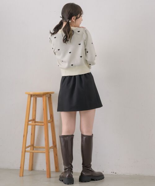 ems excite（エムズエキサイト）の「ハートジャガードNTPO（ニット/セーター・レディース・ピンク/ナチュラル/ブルー・FREE）」の19枚目の写真