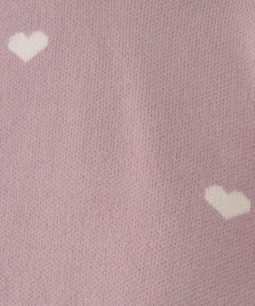 ems excite（エムズエキサイト）の「ハートジャガードNTPO（ニット/セーター・レディース・ピンク/ナチュラル/ブルー・FREE）」の11枚目の写真