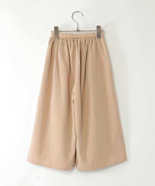 ikka(イッカ)の「ベルト付きタックワイドパンツ(120~160cm)(その他パンツ・キッズ・ブラック/ベージュ・120/130/140/150/160)」の6枚目の写真