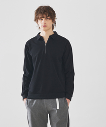 5351 POUR LES HOMMES | ロングスリーブ ZIPポロシャツ(ポロシャツ)