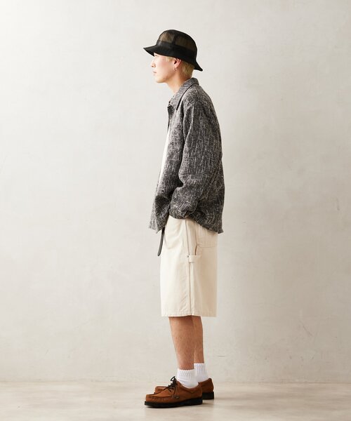 JOURNAL STANDARD relume（ジャーナルスタンダード　レリューム）の「【NATION WIDE / ネーションワイド】ダブルニーショーツ（その他パンツ・メンズ・ブラック/アイボリー・MEDIUM/LARGE）」の9枚目の写真