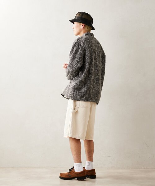 JOURNAL STANDARD relume（ジャーナルスタンダード　レリューム）の「【NATION WIDE / ネーションワイド】ダブルニーショーツ（その他パンツ・メンズ・ブラック/アイボリー・MEDIUM/LARGE）」の13枚目の写真