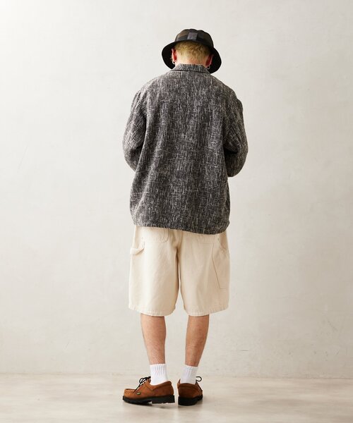 JOURNAL STANDARD relume（ジャーナルスタンダード　レリューム）の「【NATION WIDE / ネーションワイド】ダブルニーショーツ（その他パンツ・メンズ・ブラック/アイボリー・MEDIUM/LARGE）」の11枚目の写真