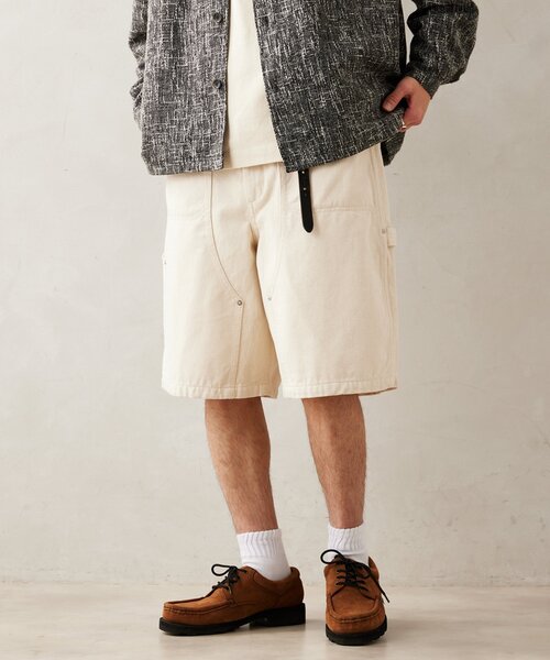 JOURNAL STANDARD relume（ジャーナルスタンダード　レリューム）の「【NATION WIDE / ネーションワイド】ダブルニーショーツ（その他パンツ・メンズ・ブラック/アイボリー・MEDIUM/LARGE）」の16枚目の写真