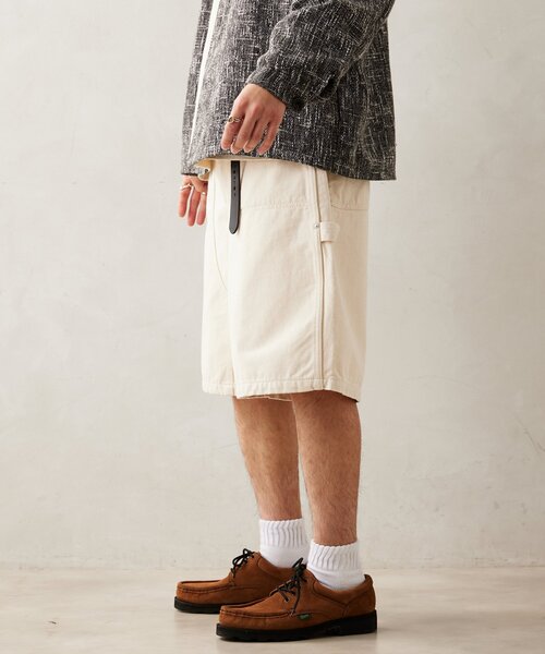 JOURNAL STANDARD relume（ジャーナルスタンダード　レリューム）の「【NATION WIDE / ネーションワイド】ダブルニーショーツ（その他パンツ・メンズ・ブラック/アイボリー・MEDIUM/LARGE）」の17枚目の写真