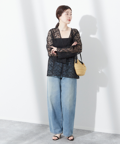 ジャーナルスタンダードレサージュ journal standard L’essage 24SS リーフレースブラウス ブラウス 24051370202 journal standard L'essage（ジャーナルスタンダードレサージュ