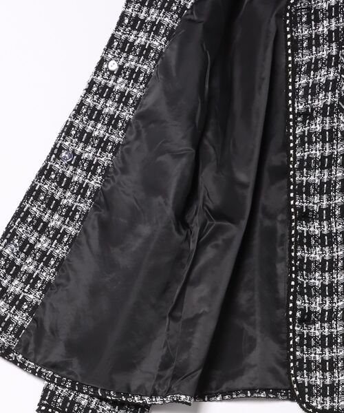 JUGLANS（ユグランス）の「RINGS チェック柄ツイードジャケット