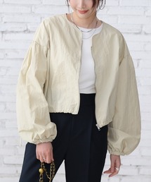 Doux Belle（ドゥーベル）の「ナイロンショートブルゾン（ブルゾン）」