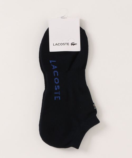 LACOSTE(ラコステ)の「《LACOSTE》PILE SNEAKER SOCKS RAW921J-99(ソックス/靴下・メンズ・ホワイト/ネイビー/ブラック/グレー・22-24)」の4枚目の写真