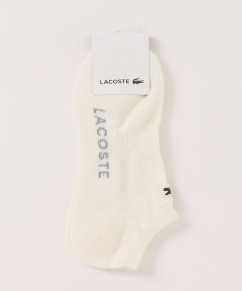 LACOSTE(ラコステ)の「《LACOSTE》PILE SNEAKER SOCKS RAW921J-99(ソックス/靴下・メンズ・ホワイト/ネイビー/ブラック/グレー・22-24)」の1枚目の写真