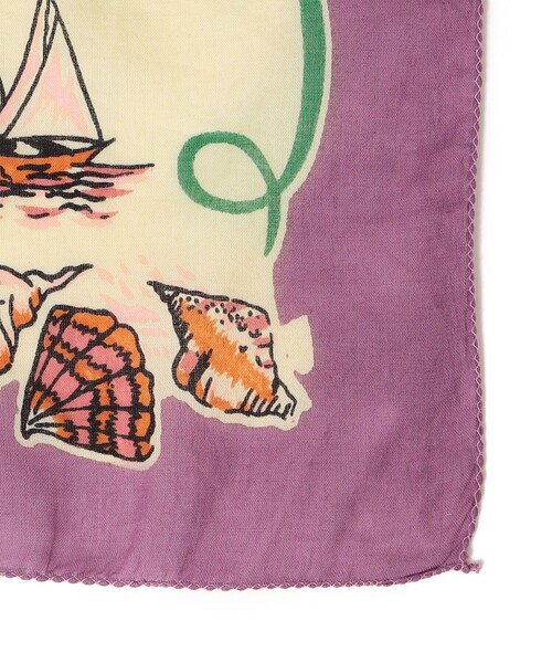 SHIPS（シップス）の「BINDU:FLORIDA24 バンダナ（バンダナ/スカーフ・レディース・ブラック/ダークラベンダー・ONE SIZE）」の3枚目の写真