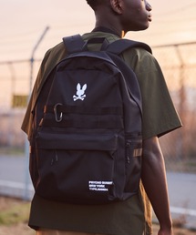 新品未使用 PSYCHO BUNNY リュック 大容量 刺繍 Psycho Bunny（サイコバニー）の「〔SPORTS LINE〕バニーロゴ