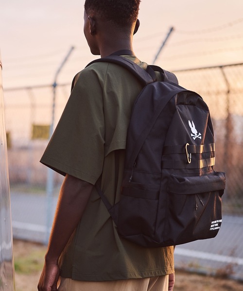 新品未使用 PSYCHO BUNNY リュック 大容量 刺繍 Psycho Bunny（サイコバニー）の「CORDURA fabric バックパック