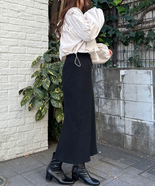 INGNI（イング）の「クロップド丈マウンテンパーカー（マウンテンパーカー・レディース・アイボリー/ブラック/ブルー系/ピンク・M）」の14枚目の写真